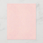 バジェットグリーン熱帯葉結婚式招待状 (裏面)