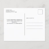 バジェットグリーン素朴リーウッドブライダルシャワー (裏面)