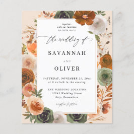 バジェットグリーン&テラコテ結婚ータフローラズS2 -BGE チラシ