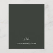 バジェットグリーン&テラコテ結婚ータフローラズS2 -DK (裏面)