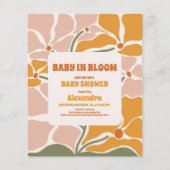 バジェットグルービーレトロヒッピーフローラベビーシャワー (正面)