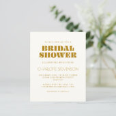 バジェットグルーヴィ70s植物学金ゴールドブライダルシャワー (スタンド正面)