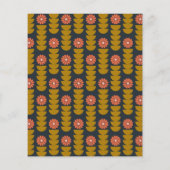 バジェットグルーヴィ70s植物学金ゴールドブライダルシャワー (裏面)