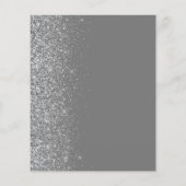 バジェットグレーシルバーグリッターウェディングアクト (裏面)
