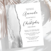 バジェットグレーシルバーゲート結婚式招待状