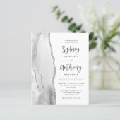 バジェットグレーシルバー瑪瑙結婚書道 (スタンド正面)