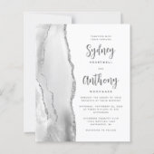 バジェットグレーシルバー瑪瑙結婚書道 (正面)