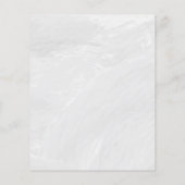 バジェットグレーフローララインアート結婚式招待状 (裏面)