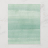 バジェットグレー赤面水彩フローラ誕生日パーティー (裏面)