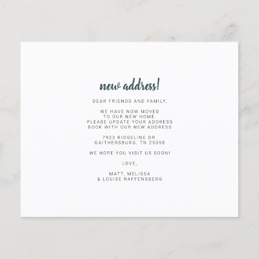 バジェットゲストルーム引越Boho引越し告知 (裏面)