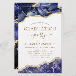 バジェットゲート卒業2023ネイビーブルー金ゴールド