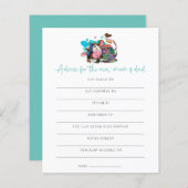 バジェットゲームアドバイス新しいママパパカウベビーシャワー (正面/裏面)