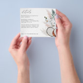 バジェットココナッツコーラル&ホワイトフローラ詳細 チラシ (手)