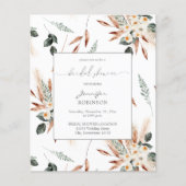 バジェットコッパーBohoパンパス&フローラブライダルシャワー (正面)