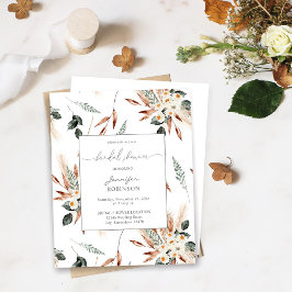 バジェットコッパーBohoパンパス&フローラブライダルシャワー