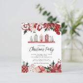 バジェットコージークリスマスパーティーホリデー招待状 (スタンド正面)