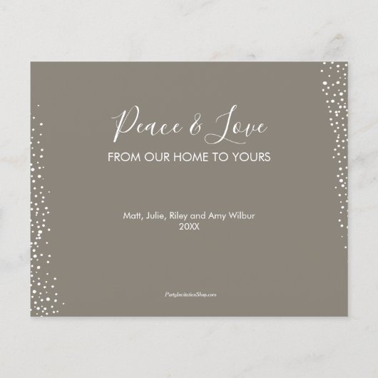 バジェットコージーシーズンズグリーティングカード (裏面)