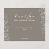 バジェットコージーメリークリスマスグリーティングカード (裏面)