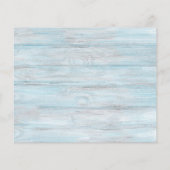 バジェットコースタルシーズグリーティングフォトホリデーカード (裏面)