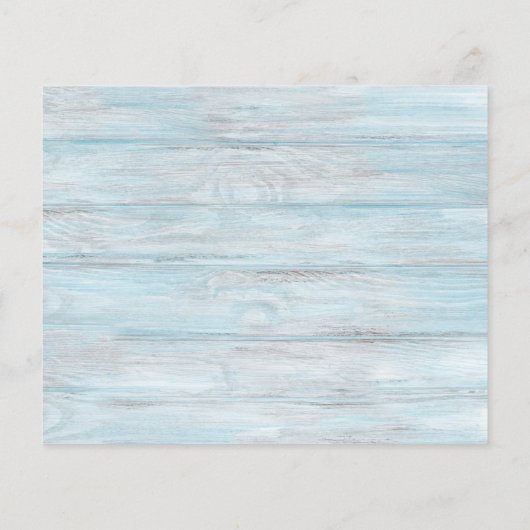 バジェットコースタルメリークリスマスフォトホリデーカード (裏面)