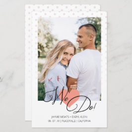 バジェットコーラルハートWe Do水玉模様結婚写真ズ