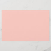 バジェットコーラルピーチフローラザデイト招待状 (裏面)