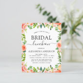 バジェットコーラルピーチブライダルシャワールンチョン (スタンド正面)