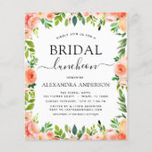 バジェットコーラルピーチブライダルシャワールンチョン (正面)