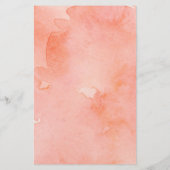 バジェットコーラルピーチブライダルシャワールンチョン (裏面)