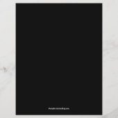 バジェットゴシックスカルハロウィーン招待状 (裏面)