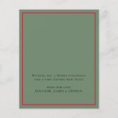 バジェットゴシックスカルライツメリークリスマスカード (裏面)