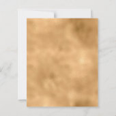 バジェットゴシックスチームパンクコルセットブライダルシャワー招待状 (裏面)