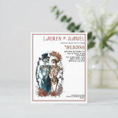 バジェットゴシック美しいスケルトンQRコード結婚ズ (スタンド正面)