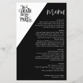 バジェットゴシックTil Death Do Us Part 結婚's Menu (正面)