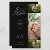 バジェットゴールデンエフェファンシークトブラックコラージュ3写真 (正面/裏面)