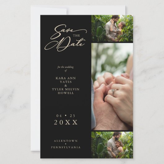 バジェットゴールデンエフェファンシークトブラックコラージュ3写真 (正面)