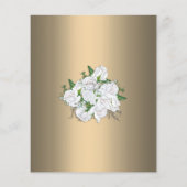 バジェットゴールデン結婚式招待状 チラシ (裏面)