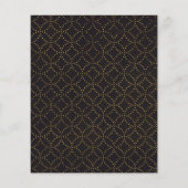 バジェットゴールドフォイルクリスマスタイポグラフィホリデーカード (裏面)