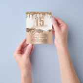 バジェットゴールドフォイルグリッターキンセアニェラ15th チラシ (手)