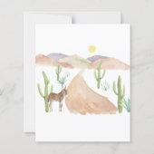 バジェットサウスウエストデザートアドベンチャーベビーシャワー (裏面)