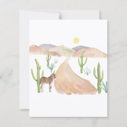 バジェットサウスウエストデザートアドベンチャーベビーシャワー (裏面)