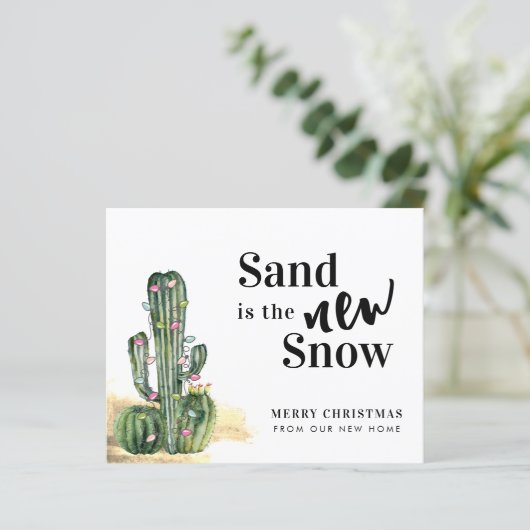 バジェットサクタスメリークリスマスニューアドレスカード (スタンド正面)