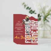 バジェットサッカープレーヤーゲームデイレッド招待状 (スタンド正面)