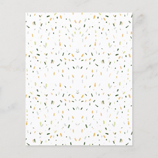 バジェットサファリアニマルズベビー散布招待状 (裏面)