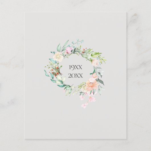 バジェットサプライズパーティー70周年記念招待状 (裏面)