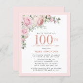 バジェットサプライズ100thバースデーパーティーピンクフローラ (正面/裏面)