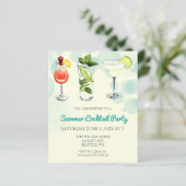 バジェットサマーカクテルパーティの招待状 (スタンド正面)