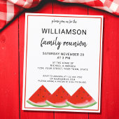 バジェットサマーファミリー懇親会スイカ招待状