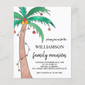 バジェットサマーファミリー懇親会招待状 (正面)