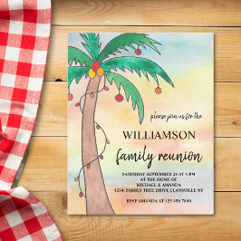 バジェットサマーファミリー懇親会招待状